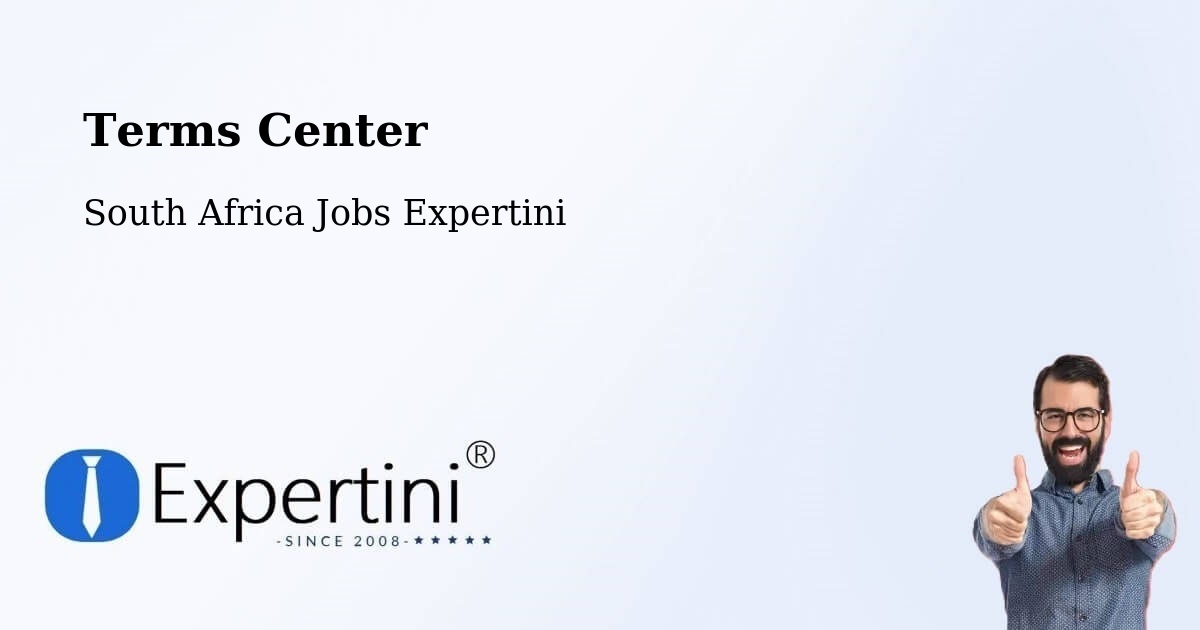 Terms of Service – Berea - South Africa Jobs Expertini